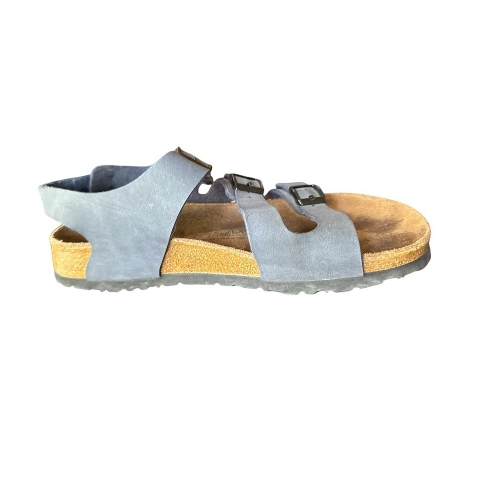 Birkis by Birkenstock Ellice Slingback Sandals Slate Blue Size  39 L8 M6 - Picture 5 of 15